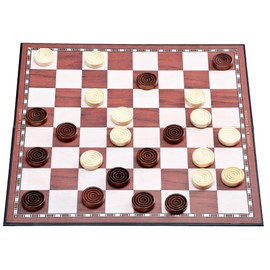 Jaques of London Draughts Board Game | 12" Foldable Draughts Set | Checkers & Draughts Game | Traditional Games | UK Family Company Since 1795
