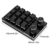 One Handed Macro Mechanical Keyboard 12 Key Multifunction DIY Programmable