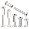 Hmevsafinect 10-Pack M6-1.0 x 35mm Rivet Countersunk Hex Head Socket