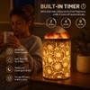 Wax Melt Warmer with Timer White Ceramic Electric Christmas Dimmable