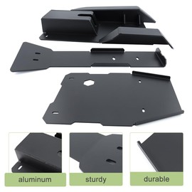 REARACE Chassis Swingarm Skid Plate Fit for Raptor 660R YFM660R 2001-2005