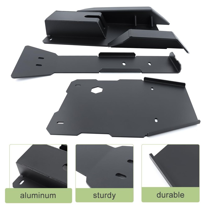 REARACE Chassis Swingarm Skid Plate Fit for Raptor 660R YFM660R