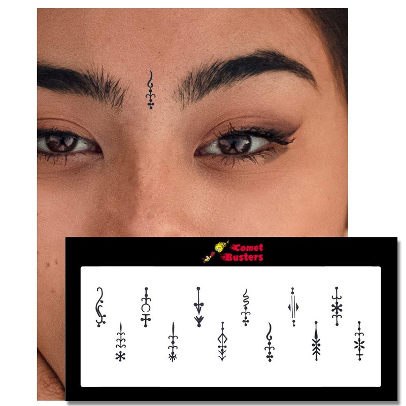 Comet Busters Black Designer Bindis