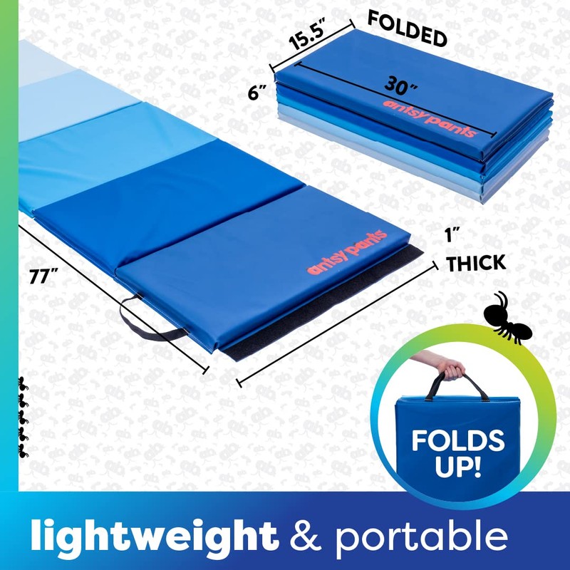 Antsy Pants Tumbling Mat – Gymnastics Mat, Easy to Clean