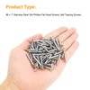 Powlankou 250 Pieces #6 X 3/4'' Phillips Countersunk Flat Head