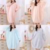Cute boxy fit cuff design hooded bathrobe women beige