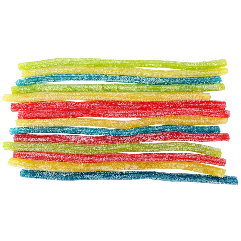 Sour Punch Straws, Rainbow, 2 Oz, 24-Count