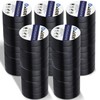 100 Rolls Black Electrical Tape Bulk 3/4 Inch x 66ft,