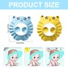 EYVRPAU 2 x hair washing aid, children, shower cap, children,
