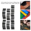 10pcs Leather Punch Incisive Thick Shallow Circle Shape High Carbon