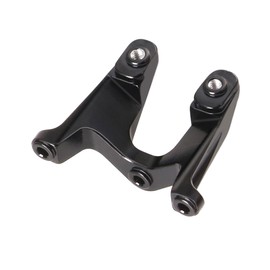 JOYSOG Aluminum Carbon Fiber Rear Wing Tail Spoiler for Losi 1/24 Micro-B 2WD Buggy RC Tail Wing Parts (Black Tail Wing Bracket)