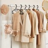 Plastic Clothes Hanger, Extra Thick Plastic Wide Shoulder Adult Slip
