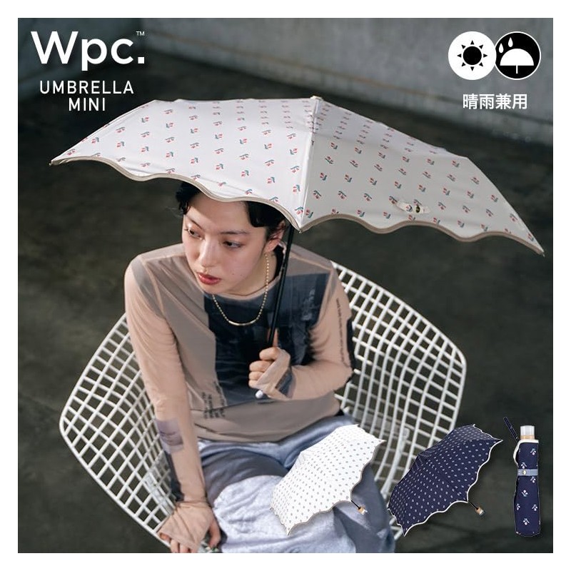 [2025] Wpc. 4774-015-002 Folding Umbrella, Nanami Tiny Flower, Mini, Off,