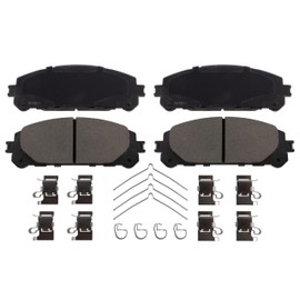 AD2304 OEM ADVICS Ultra-Premium Ceramic Disc Brake Pad Set - Compatible with Select Lexus RX350, RX350h, TX350; Toyota Grand Highlander, Highlander; FRONT