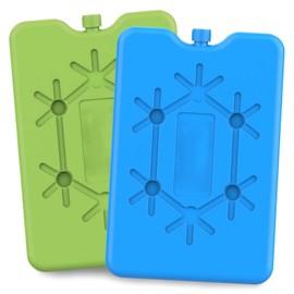 KOIROI Ice Packs, Pack of 2 Ice Packs for Cool Bag, 200 ml Reusable Ultra Thin Cooling Element, Cooling Compress, Cool Box, Cooling Pads, Cool Box Accessories, Cool Pack for Cooler Bag