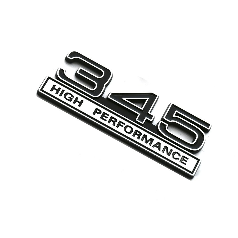 2pcs 345 5.7 Liter High Performance Engine Emblems Badge 3D