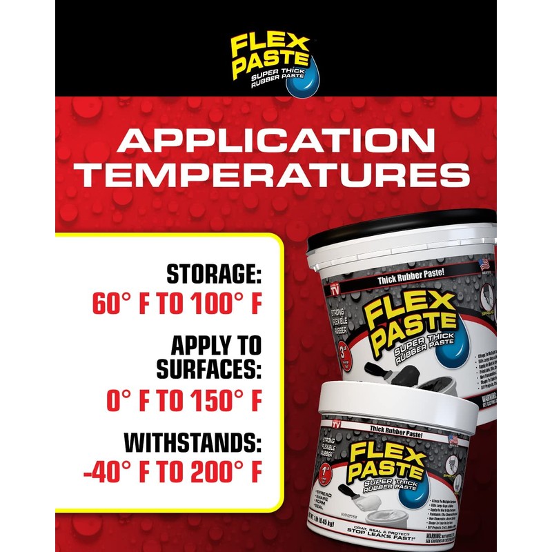 Flex Paste, Waterproof Paintable Putty, Spackle Sealant, Fill Gaps Cracks