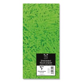 Shredded Tissue Paper 25g Gift Filler Easter Hamper Basket Party Suplier Green