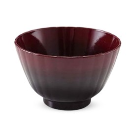 J-kitchens 889256 Miso Soup Bowl Soup Bowl Soup Bowl Soup Bowl Soup Bowl Chrysanthemum Soup Bowl Vermilion Blur Tableware Model Number 889256 Made in Japan