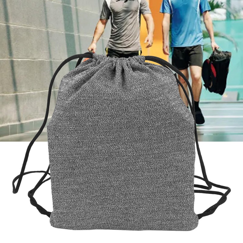 Drawstring Backpack Cut Resistant Anti Theft Simple Stylish Gym Sackpack