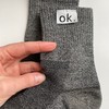 Ok. Grounding Socks Grey L - Faraday Earthing Silver Conductive