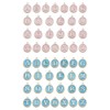 HugeDE 52 Pcs 12mm Metal Letter Charms Small Initial Charms