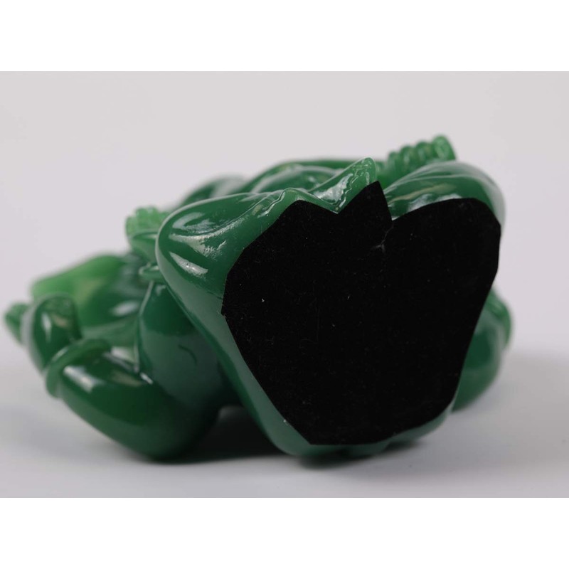 Lord Ganesh Statues - Dark Green Jade Ganesh Idol Figurine