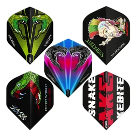 Red Dragon Peter Wright Snakebite - Paquete de 5 juegos por paquete
