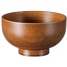 J-kitchens 889102 Bowl, Miso Soup Bowl, Soup Bowl, Lacquerware, Woodworking, φ4.1 x H2.4 inches (10.5 x 6.2 cm), 12.6 fl oz (320 cc), Tableware, Model Number: 889102, Made in Japan