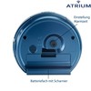 Atrium Wecker Analog Quarz ohne Ticken mit Licht und Snooze