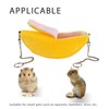Lcvasvuz 1 Pcs Creative Banana Design Hammock for Hamsters and