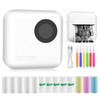 GuKKK Mini Printer, Mobile Photo Printer, Portable Mini Photo Printer,
