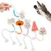 sanyuexiaozai Catnip Toy Bite Rope Interactive Cat Toy for Indoor