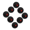 Levemolo 8Pcs Speaker Wire Connector Clamps Round Spring Clip Terminal