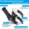No Drill Flag Pole Holder for Railing,Flag Pole Mount for