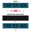 Custom Uniform Name Tape. Teal, 3.5 Inch Hook Fastener
