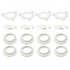 DAQUN 16 Pcs Light Shade Adapter Ring, Lampshade Ring, Lamp