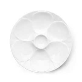 Holst Porzellan PLA 023 Oyster Plate 23 cm for 6 Oysters, White, 22.8 x 22.8 x 3.1 cm