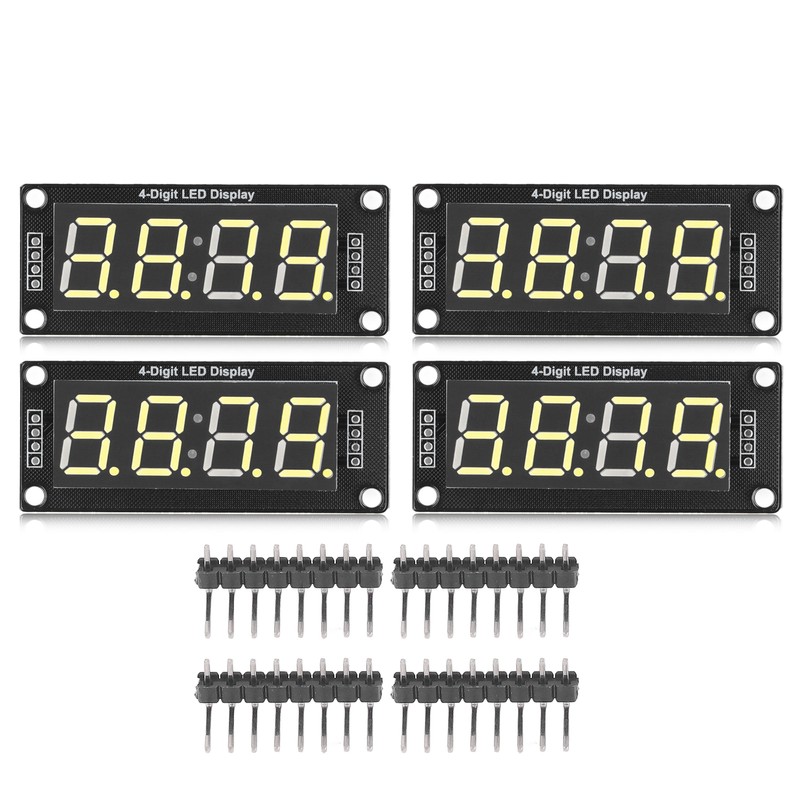 4 Set 4 Digit Digital Tube LED Display Board 7