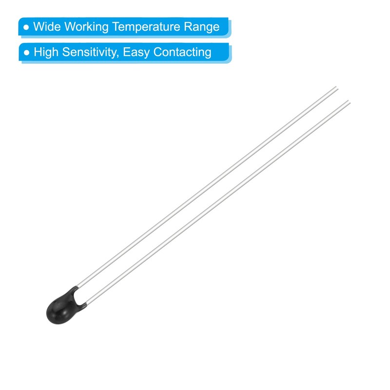 PATIKIL NTC Thermistors Resistors, 20Pcs 10K Ohm MF52-103 5% Accuracy