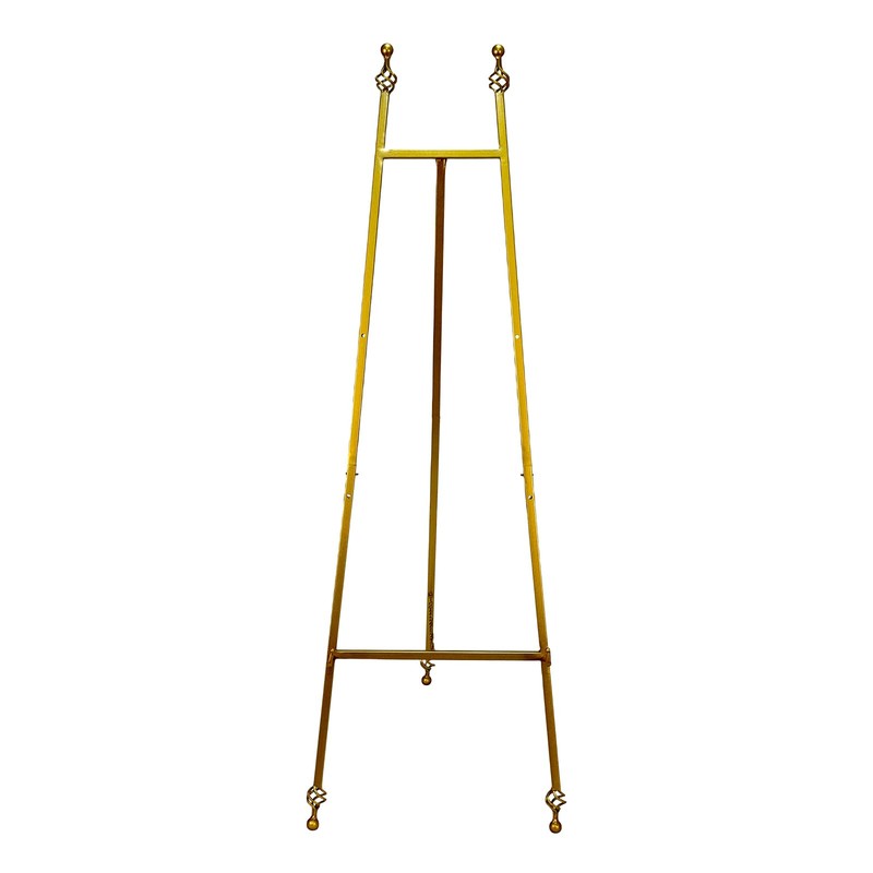 Metal Easel Stand with Chain Support for Mirror,Iron Floor Easels