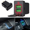 Toyota USB Power Supply, USB Port, 2 Ports, Switch Hole,