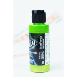Createx Wicked Colors W305 Pearl Lime Green 2oz. water-based universal airbrush paint. by SprayGunner