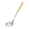 Ciieeo Stainless Steel Cooking Spoon with Wooden Handle Versatile Ladle