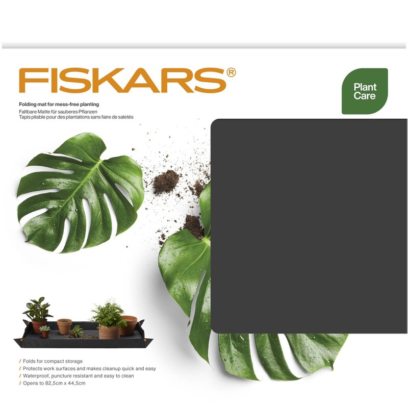 Fiskars Planting Mat, Foldable, High mat edge, Suitable for repotting,