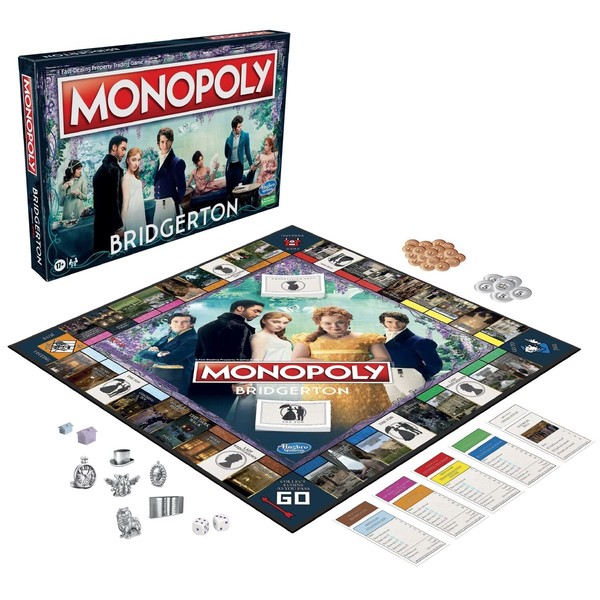 Hasbro Monopoly Bridgerton Edition, White.