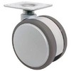 Tokai F075 Plate Type Dual Wheel Caster, 2.9 inches (75 mm), Freely