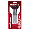 Unicorn Unisex Core|Style 2|Steel Tip Darts, Silver, 20 G EU