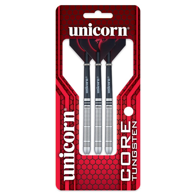 Unicorn Unisex Core|Style 2|Steel Tip Darts, Silver, 20 G EU