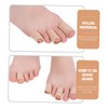 IWOWHERO 2Pcs Elastic Friction Toe Covers Skin Friendly Finger Sleeves